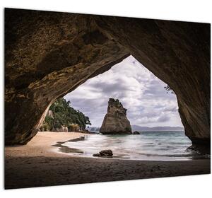 Barlang képe, Új-Zéland (70x50 cm)