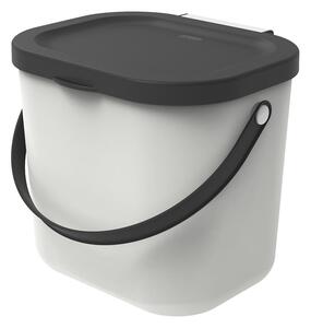 Fehér komposztálható hulladékgyűjtő edény 6 l Albula - Rotho