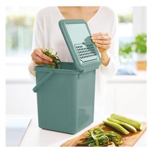 Zöld komposztálható hulladékgyűjtő tartály 8 l - Rotho