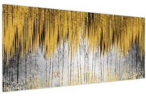 Kép - Arany vonalak (120x50 cm)