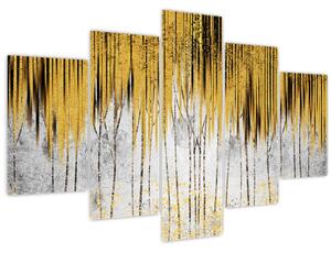 Kép - Arany vonalak (150x105 cm)