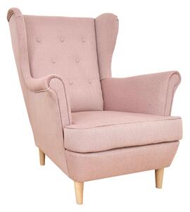 Wilsondo MERIDA füles fotel - rózsaszín