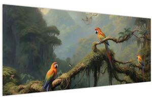 Kép - Trópusi erdő (120x50 cm)