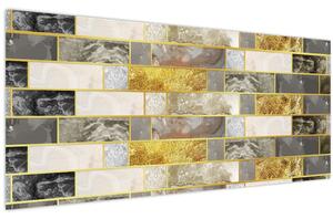 Kép - Dekoráció textúrákkal (120x50 cm)