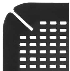 Contour fekete mosogató alátét, 35 x 41 cm - iDesign