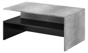 Dohányzóasztal Barly Typ 99 (fekete + világos beton). 1022403