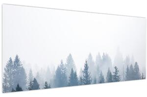 Kép - Ködös erdő (120x50 cm)