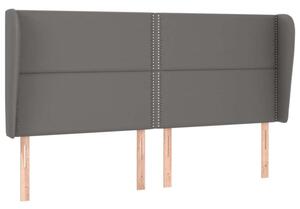 VidaXL Ágyfejtámla - Szürke Műbőr - 203cm