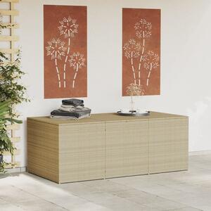 VidaXL vegyes bézs polyrattan kerti tárolóláda 984 L