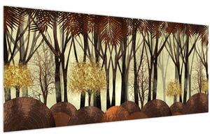 Kép - Dekoratív erdő (120x50 cm)