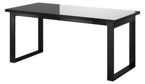 Étkezőasztal Henry Typ 92 (6 és 8 fő részére) (fekete + magasfényű fekete). 1030256