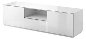 Falra szerelhető TV asztal Henry Typ 40 (fehér + magasfényű fehér). 1030271