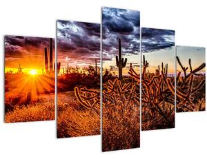 Kép - Arany sivatagi óra (150x105 cm)