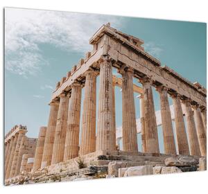 Kép - Ősi akropolisz (üvegen) (70x50 cm)