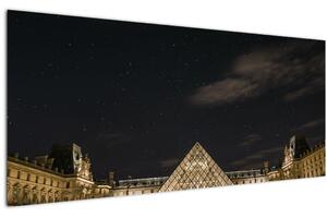 Kép - Louvre éjjel (120x50 cm)