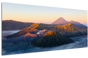 Kép a Bromo-hegyről Indonéziában (120x50 cm)