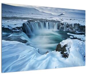 Kép - Istenek vízesése, Izland (90x60 cm)