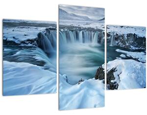 Kép - Istenek vízesése, Izland (90x60 cm)