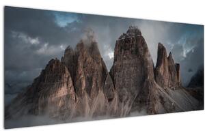 Kép - Három fogak, olasz Dolomitok (120x50 cm)