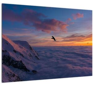 Kép naplementekor, Mt. blanc (70x50 cm)