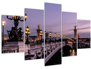 Kép - III. Sándor-híd. Párizsban (150x105 cm)