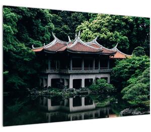 A japán nemzeti kert képe (90x60 cm)