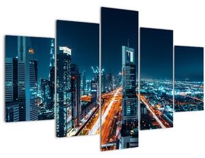 Kép - Dubai éjszaka (150x105 cm)