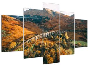 Híd képe a skót völgyben (150x105 cm)