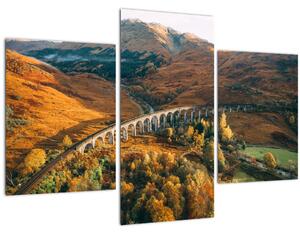 Híd képe a skót völgyben (90x60 cm)
