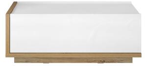 Dohányzóasztal Laree Typ 99 (flagstaff tölgy + fényes fehér). 1034918