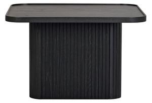 Sullivan fekete tölgyfa tárolóasztal, 60 x 60 cm - Rowico