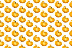 Öntapadó tapéta arany almák