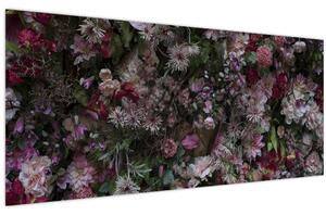 Kép - Virágfal (120x50 cm)