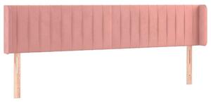 Balena LED-es Bársony Ágytámlá - Rózsaszín - 183cm