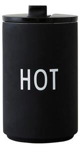 Fekete termobögre 350 ml Hot – Design Letters