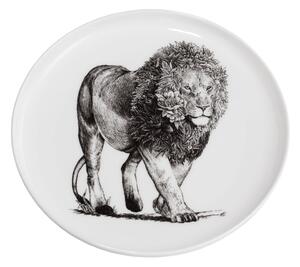 Marini Ferlazzo Lion fehér porcelán tányér, ø 20 cm - Maxwell & Williams
