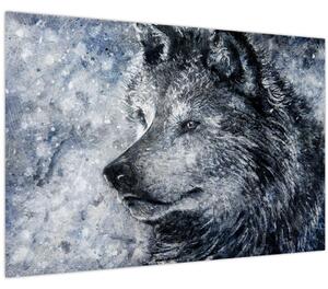 Kép - Farkas rajzfilm (90x60 cm)