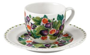 Le Primizie 4 db porcelán csésze alátéttel - Brandani