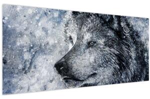Kép - Farkas rajzfilm (120x50 cm)