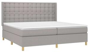 VidaXL LED-es Ágy - Szövet - 200x200 cm