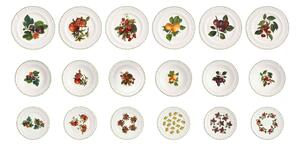 Le Primizie 18 db-os porcelán tányér készlet - Brandani