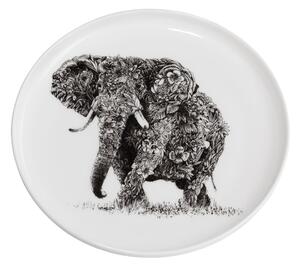 Marini Ferlazzo Elephant fehér porcelán tányér, ø 20 cm - Maxwell & Williams