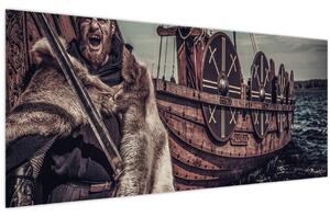 Kép - Viking harcos (120x50 cm)