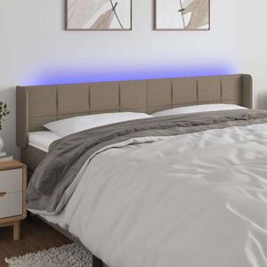VidaXL LED Ágytámlá - Szövet - 183cm