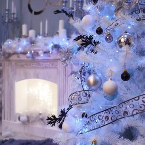 Gyönyörű fehér karácsonyi fenyő 150 cm