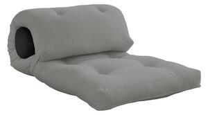 Szürke futon matrac 70x200 cm Wrap Grey/Dark Grey – Karup Design