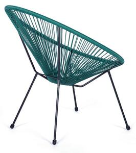 Avocado zöld kerti szék mesterséges rattanból - Bonami Selection