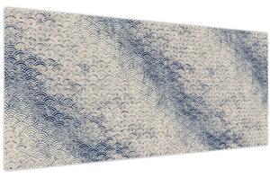 Kép - Hullámminta (120x50 cm)