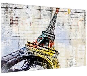 Kép - Az Eiffel-torony digitális művészete (90x60 cm)