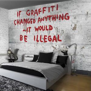 Fotótapéta - Graffiti felirat (152,5x104 cm)